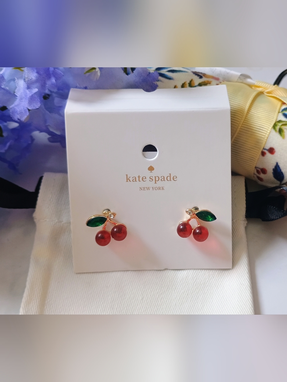 Kate Spade Red Cherry 🍒 Earrings